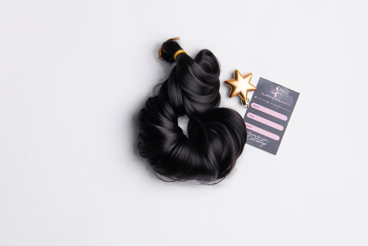 French Curls - Colour 1B - Midnight Silk