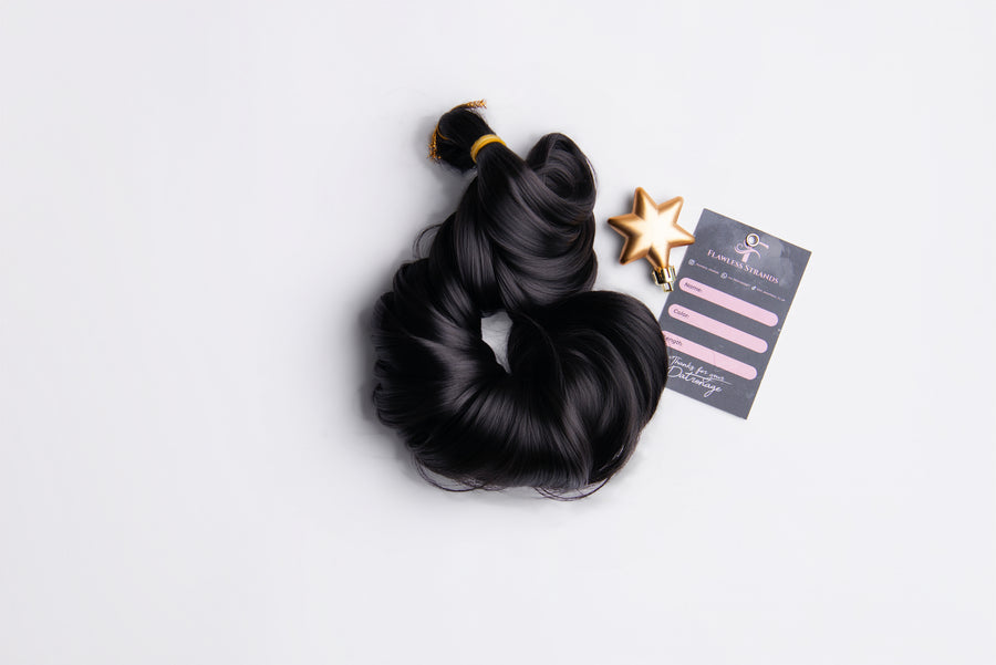French Curls - Colour 1B - Midnight Silk