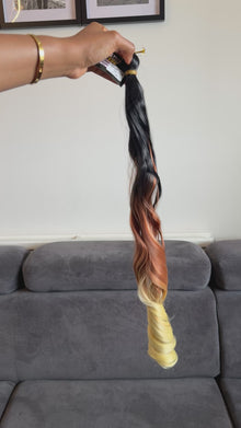 French Curls - C15B — Champagne Ombré