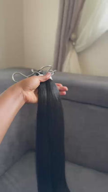 1B Bone Straight Sew-In Bundle – 30 Inches | 120g